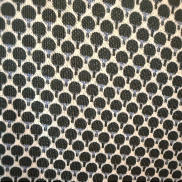 Peter Millar Summer Comfort Pickleball Patterned Polo Shirt in Green and White - Picture 3 of 4